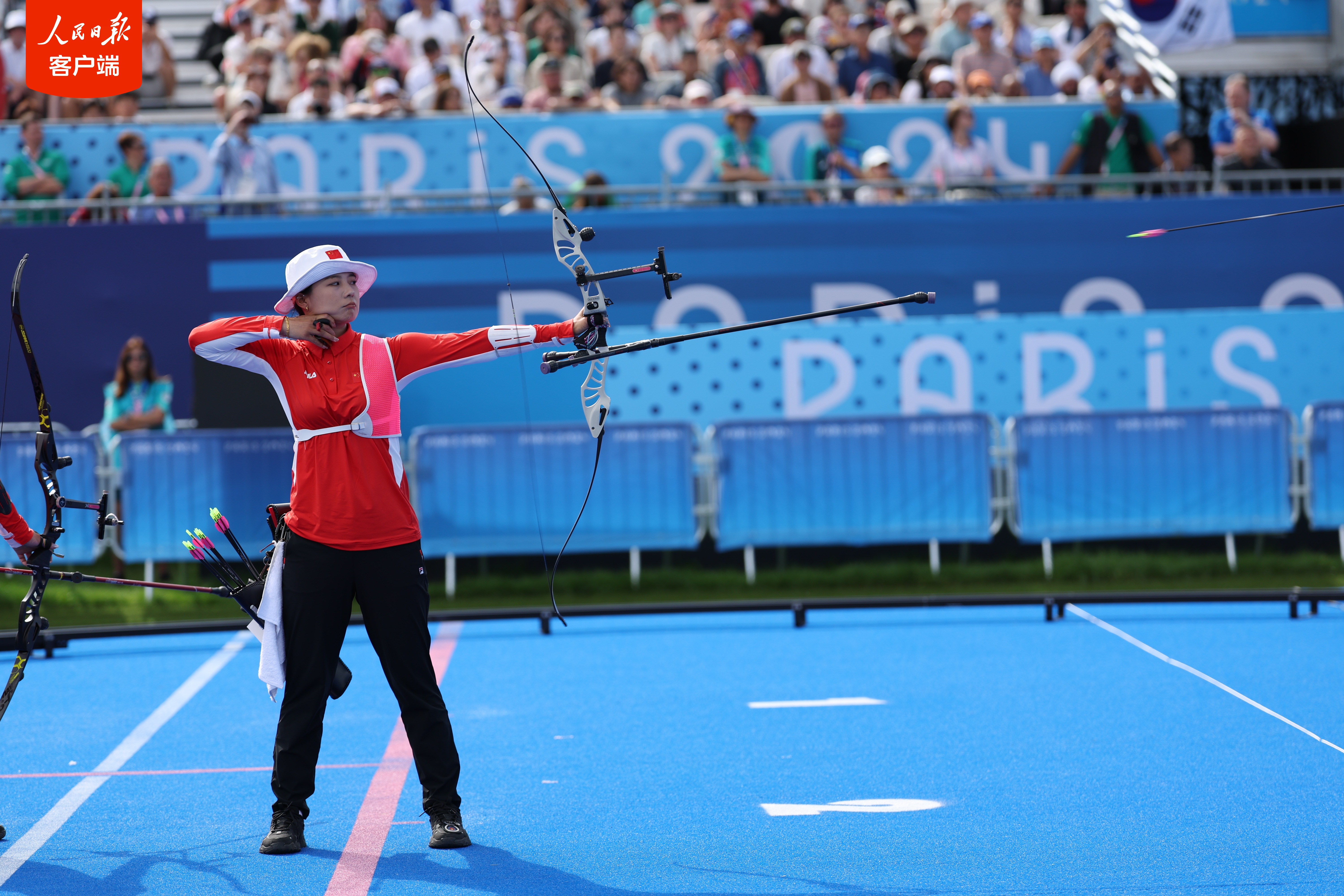 射箭比赛女子团体赛中国队表现抢眼 射箭比赛女子团体赛中国队表现抢眼